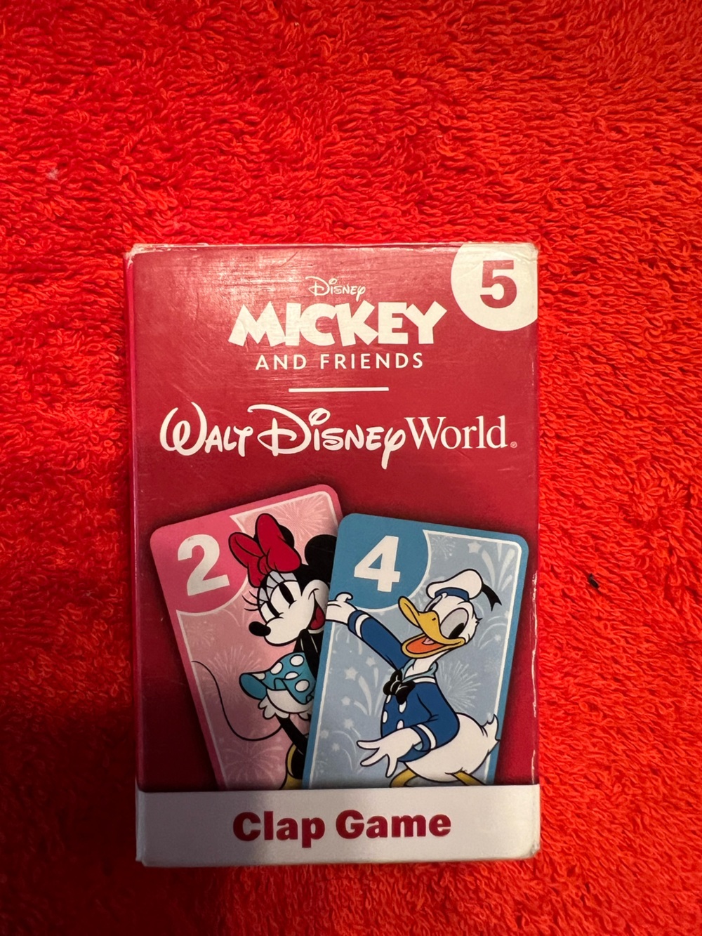 Disney Mickey and Friends Clap Game - Red, Pink, Blue